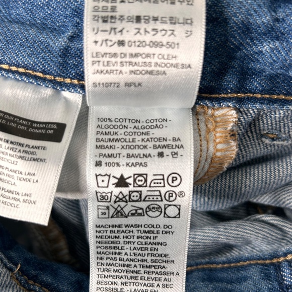 Levi’s Drea Jumpsuit Overalls Button Front Smocked Back XS - Picture 8 of 11